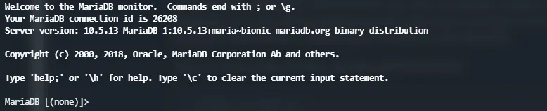 MariaDB Command Line